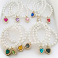 Colorful pearl bracelets and doll necklaces are available. You can choose the color for DIY