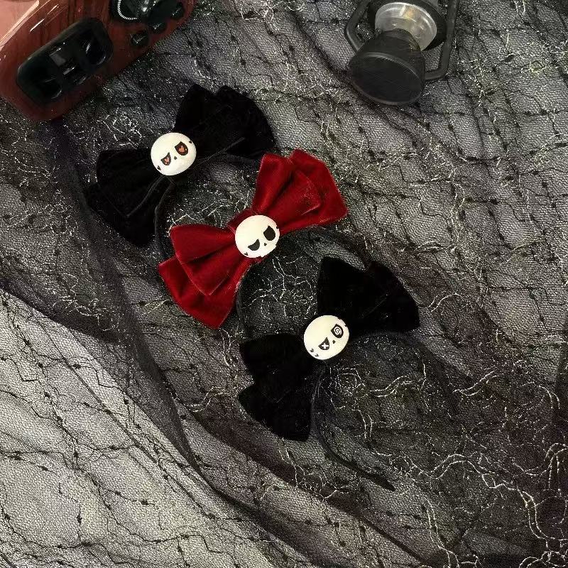 Halloween-themed DIY hairpins